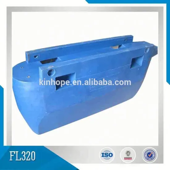 Heavy-duty polyethylene floater for Marine Pontoon System