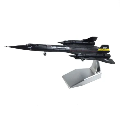 1:144 Scale Diecast SR-71 Blackbird Aircraft Model Toy for Collection