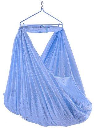 Blue baby hammock cradle