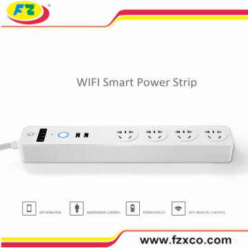 Remote Outlet Control Magnetic Extension Power Strip
