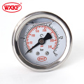 1/4NPT thread 2.5 inch 0-100PSI/BAR air pressure gauge