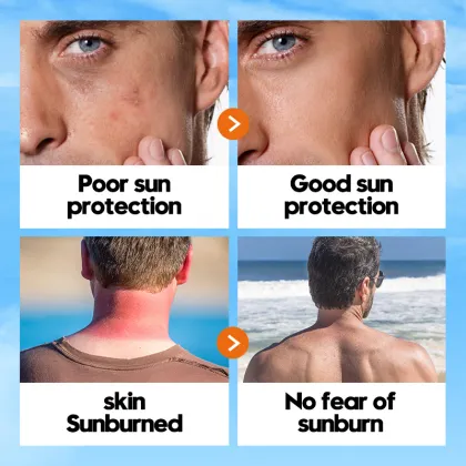 MEN Skin Whitening Sunscreen Lotion - Sun Protection & UV Protection