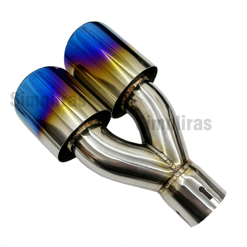 Polished Bstainless Achs Back Auspuffrohr mit Spitzen für Subaru WRX & STI 15-21