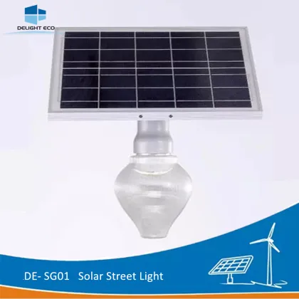DELIGHT DE-SG01 Outdoor Courtyard Lamp Solar Garden Light