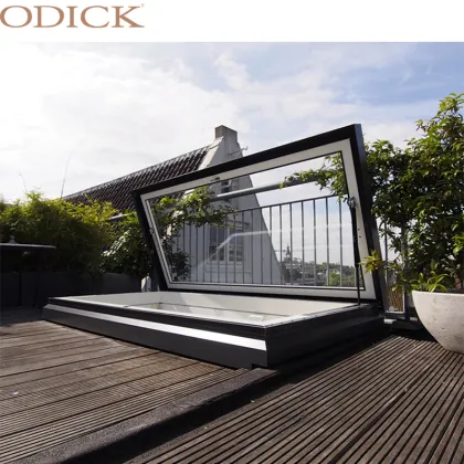 Energy saving roof balcony skylight