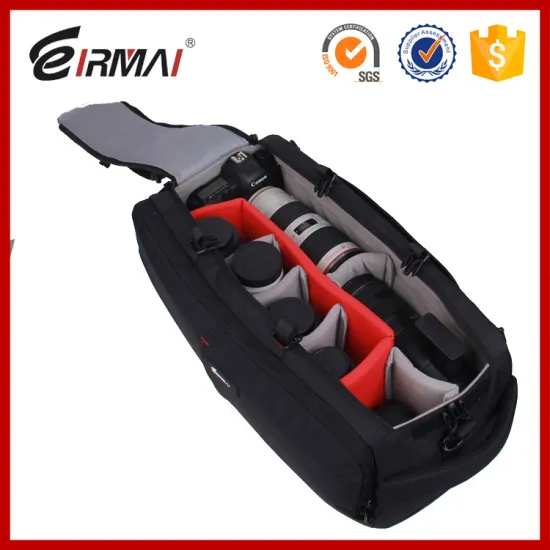 Digital Camera Bag / Camcorder Case with Front Storage, Side Mesh Pocket and Shoulder Strap