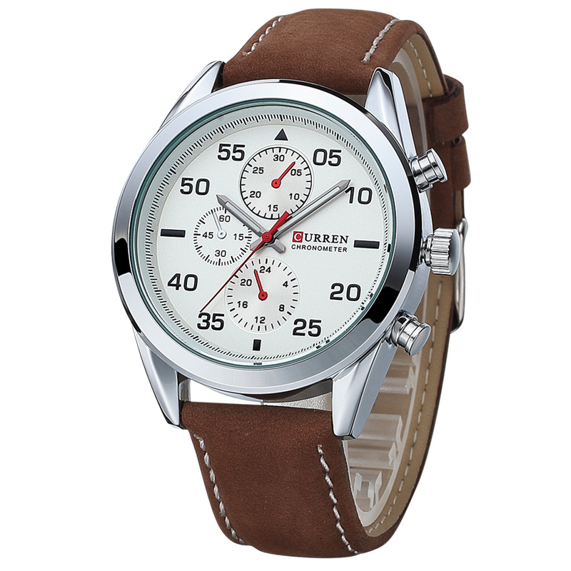 Promotion CURREN Leather Color Band Watch men Promotion CURREN Leather Color Band Watch men