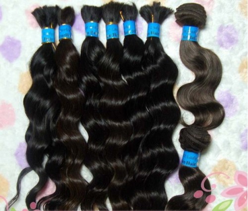 100% Fashion Human Hair Virgin Brazilian Hair Bulk