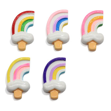Colorful Popsicle Resin Flatback Cabochon Beads Simulation Food DIY Craft Accessory Girls Earring Pendants Jewelry Finding