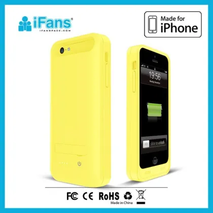 Mobile Phone Use and Battery Pack Type battery case for Apple iPhone 5 5s