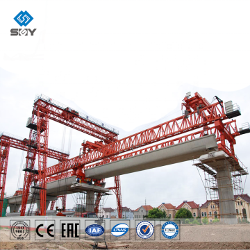 Electric Highway Beam Launcher Crane - 100 Ton to 260 Ton Capacity for Viaducts and Overhead Launching