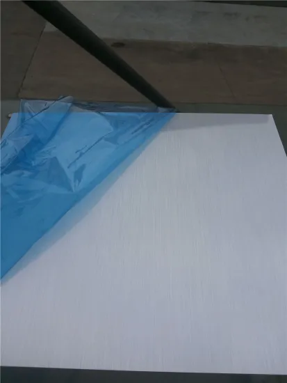Brushed aluminum laminate for lighting
