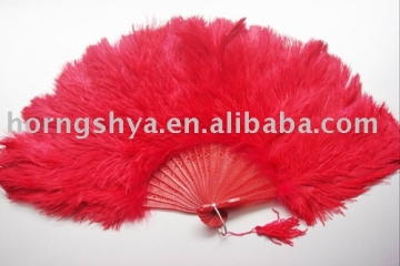 ostrich feather fan