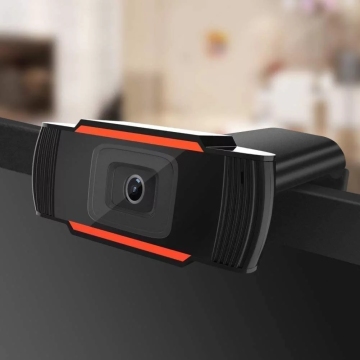 720P New Arrival: Affordable HD Webcam with Sound-Absorbing Microphone for Online Chatting