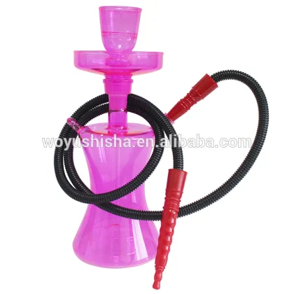 All glass sheesha pipes smoking glass pot nargile shisha hookah with suitcase