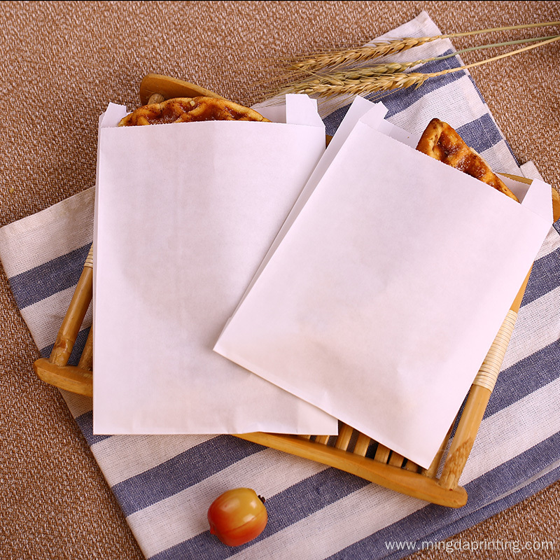 Blank oil proof bread paper bag