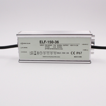 150W 36V Bekalan Kuasa Kalis Air dengan Pelbagai Perlindungan: Aplikasi Luaran IP67