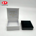 Box di gioielleria a marchio magnetico a magnetico logo personalizzato