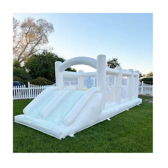 Outdoor Inflatable Combo: Slides, Obstacle Courses & Bounce House for Kids Playgrounds