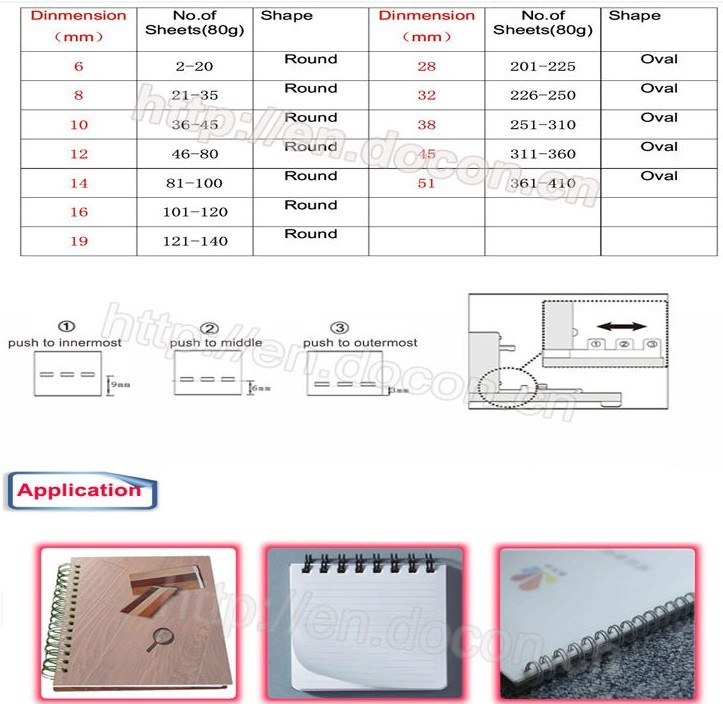 Manual Plastic Comb Binding Machine