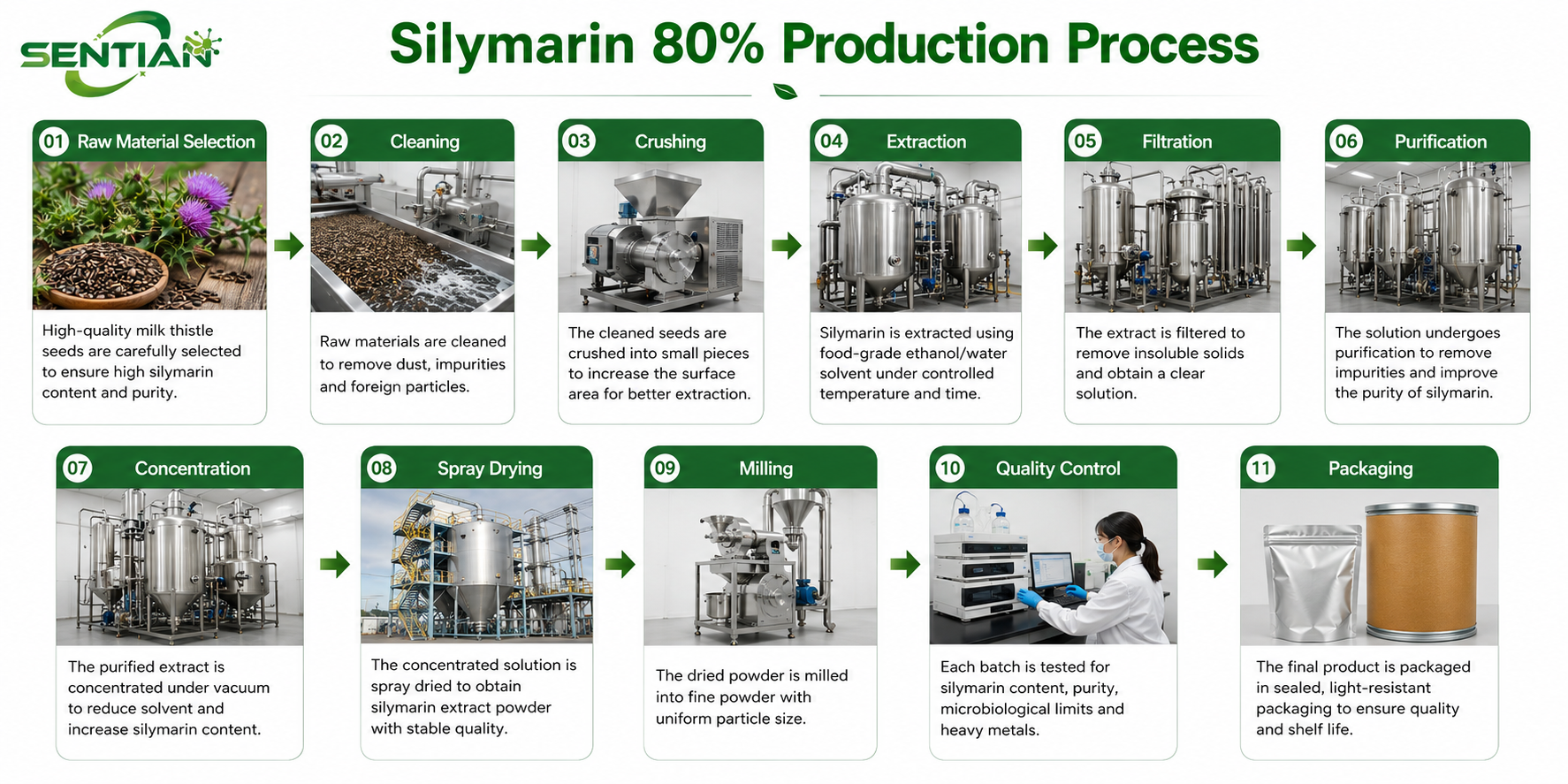 Silymarin 80%1