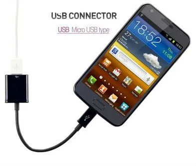 Micro USB OTG cable adapter for Samsung Galaxy S II S2