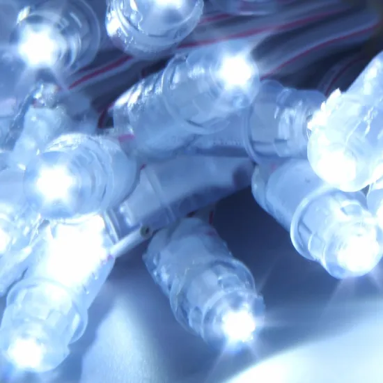 Epistar Single Color waterproof DC5V Outdoor 9mm String White Pixel for Decoration