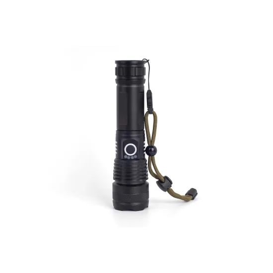 Powerful Outdoor Camping Flashlight: USB Rechargeable, 26650/18650 Battery, 5 Modes & Tactical LED
