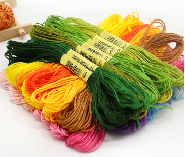 100 Colors 6 Ply 8 Meters Embroidery Kit Set: Stock Embroidery Thread Collection