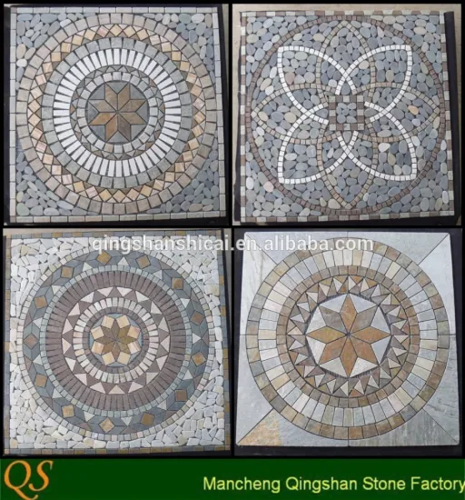 slate medallion tile floor medallions