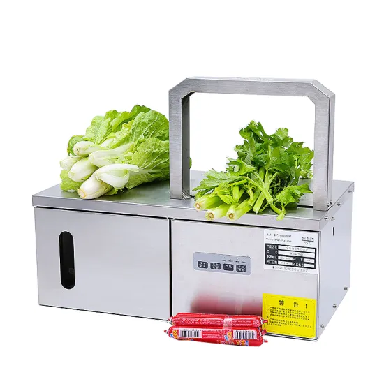 Electric Automatic Small Strapping Machine for Mini Bale Bundling with 12mm Tape: A Versatile Vegetable Tying and Binding Tool