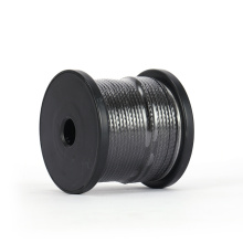 Black Oxide Wire Rope Net Customization High Strength 7x7 Black Oxide Wire Rope Factory