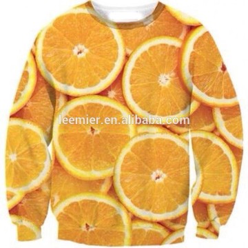 polyester fabric latest design crew neck sweatshirt