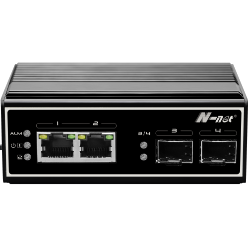 4 ports Industrial full gigabit switch