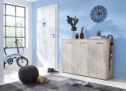 3 Door 2 Drawer Outdoor Shoe Cabinet Furniture