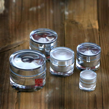 Acrylic Jar Diamond Acrylic Cream Jar Cosmetic Packaging Jars