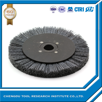 CTRI hard abrasive nylon brushes nylon disc brushes for cutting tools passivation