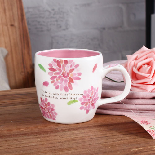 Flower durable coffee mug