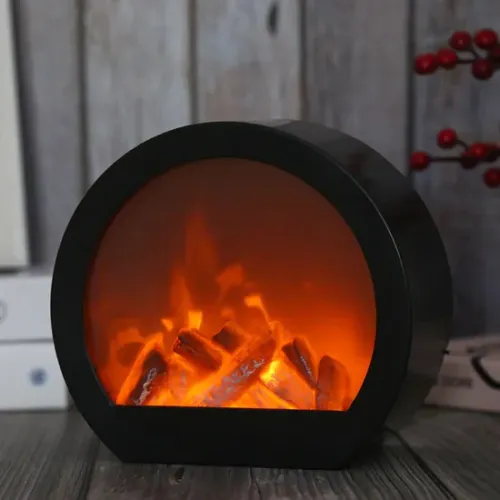 USB Перезаряжаемый симуляционный пламя светодиодный фонарь камина