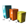 Household Elegant Black 3L Bathroom Dustbin