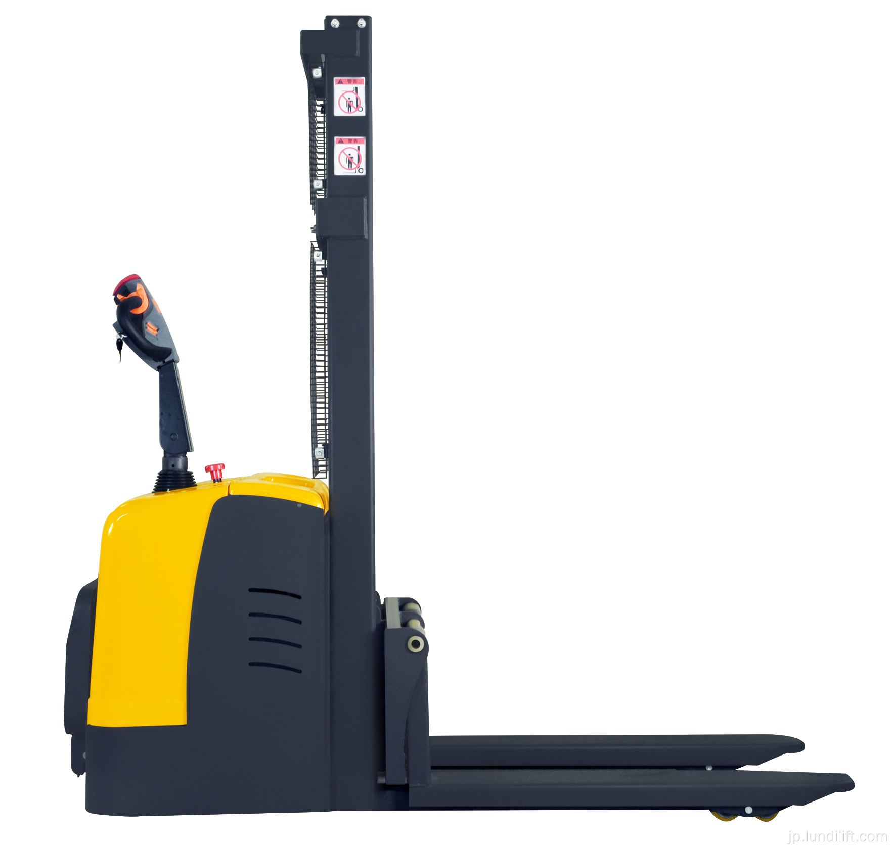 2T/4.5MモデルパレットスタッカーElectric Industrial Forklift