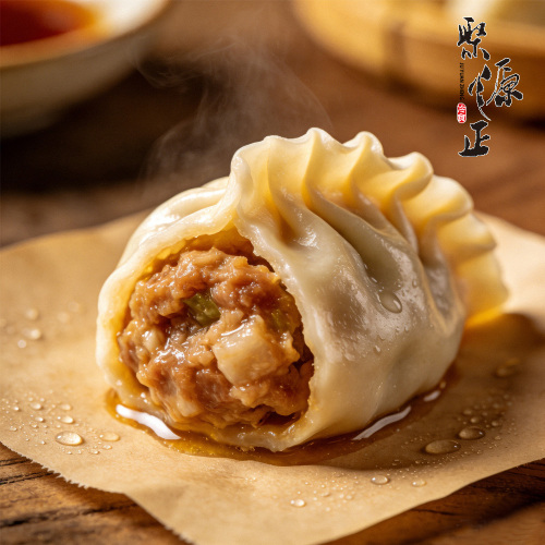 El Yapımı Domuz Eti Zanaatkar Buharda Pişirilmiş Köfte