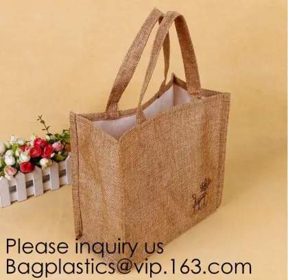 JUTE TONE BOX TOTE,CINCH BAGS,JUTE SHOPPING BAGS,JUTE GIFT BAGS,JUTE FABRIC CONFERENCE BAGS,LAUNDRY
