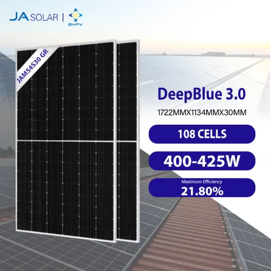 High Efficiency Ja Solar Panels: 400W to 425W N-Type Bifacial Double Glass Modules