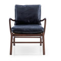 Moderner klassischer Wanscher OW149 Colonial Lounge Chair