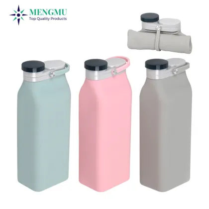 600ML Silicone Milk Bottle: BPA-Free, Collapsible, and Reusable Water Bottle