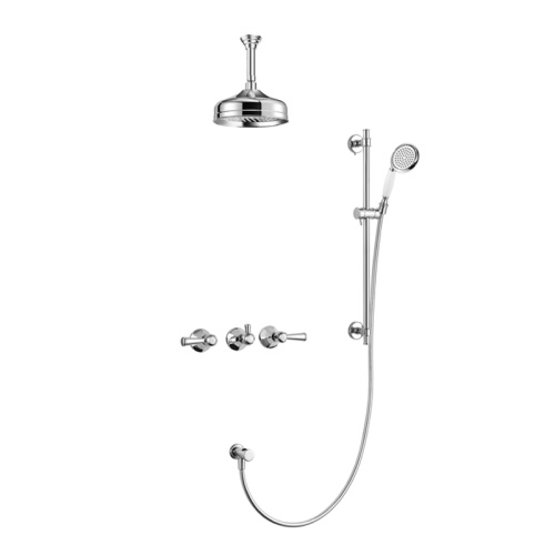 Shower set for concealed installation brass cartridge