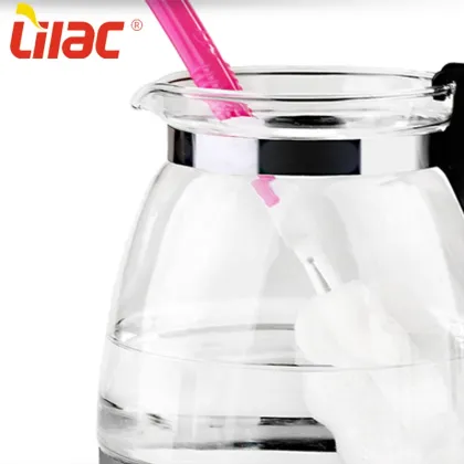 Lilac kitchen tea glasses set