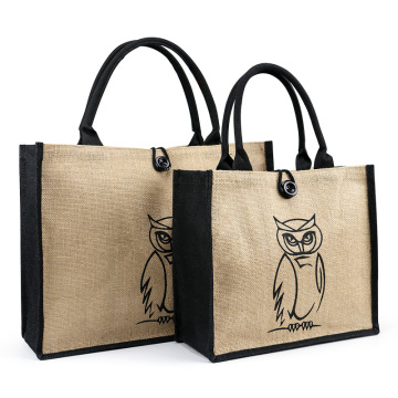 Shopping Jute Tote Bag