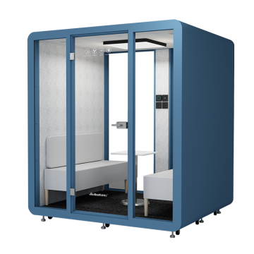 lounge pod with air circulation system